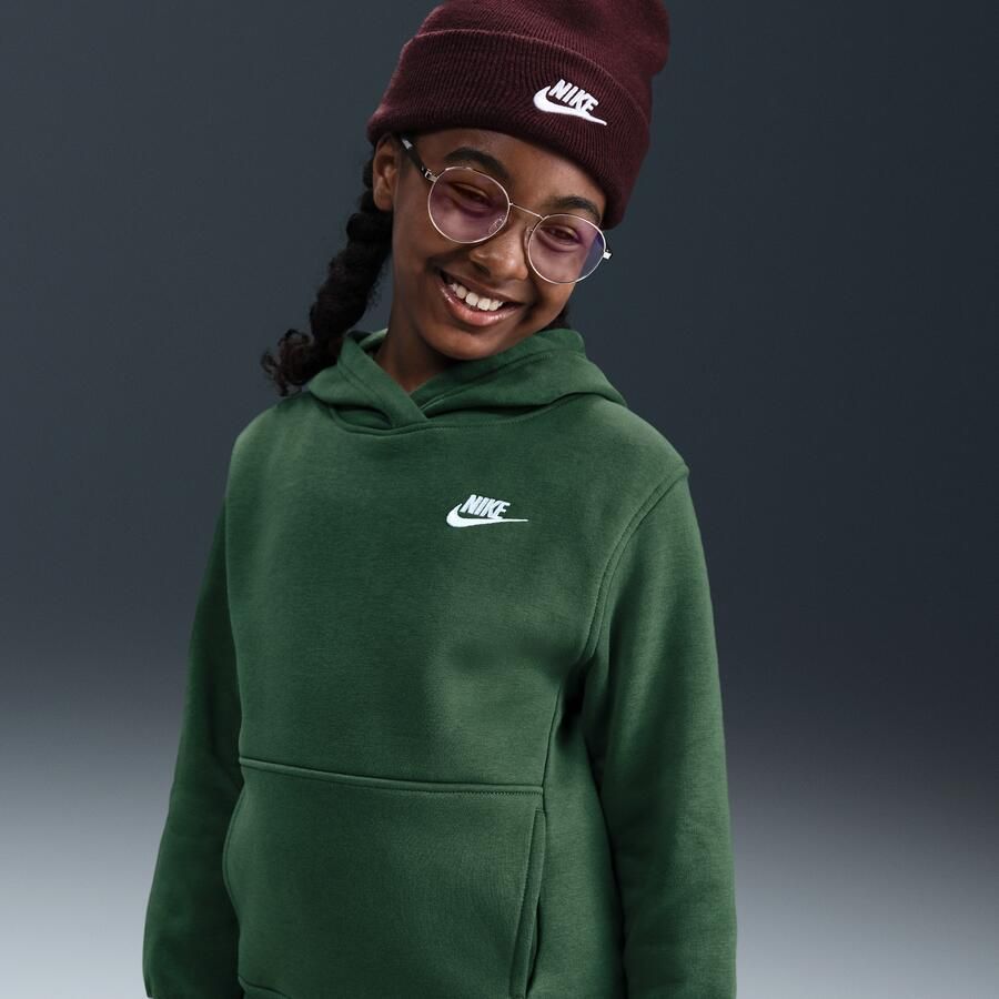 Nike Sportswear Club Fleece Hoodie voor kids Groen - Foto 4