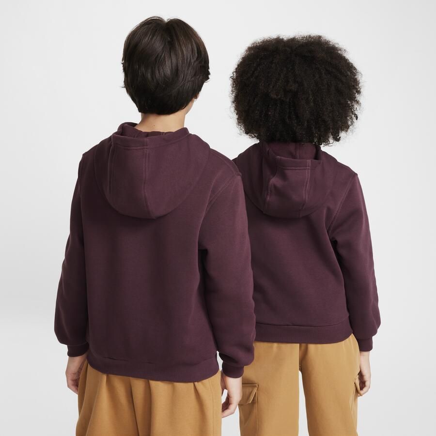 Nike Sportswear Club Fleece Hoodie voor kids Rood - Foto 4