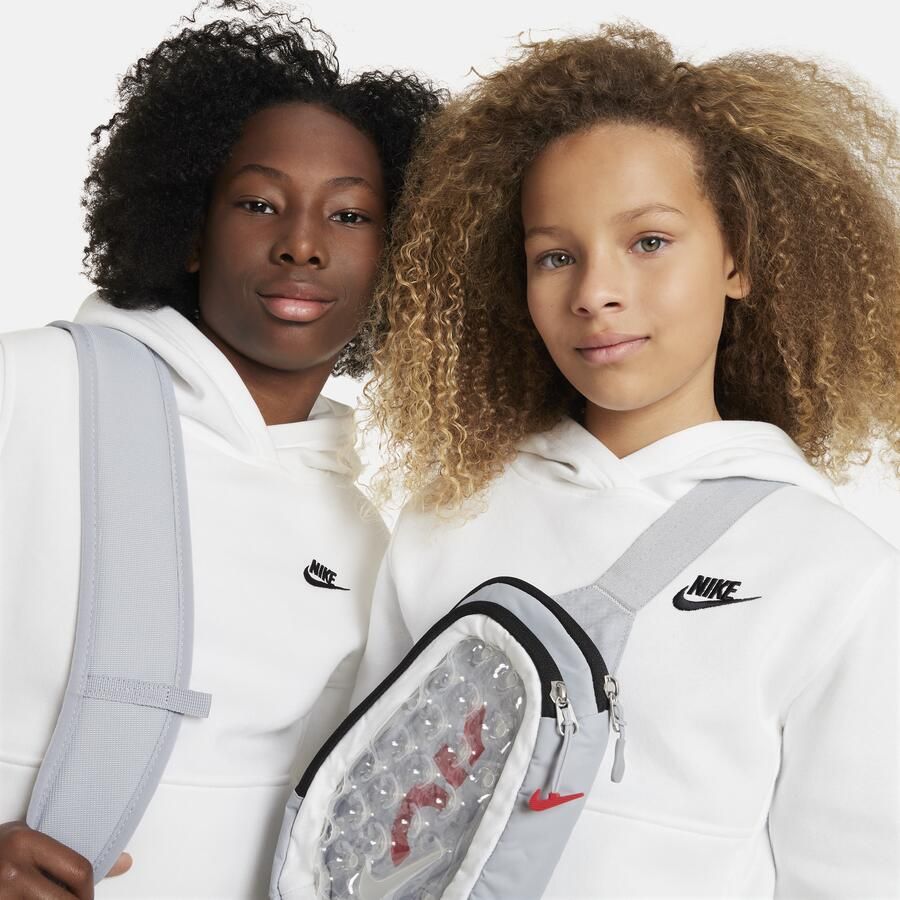 Nike Club Fleece Hoodie voor kids Wit