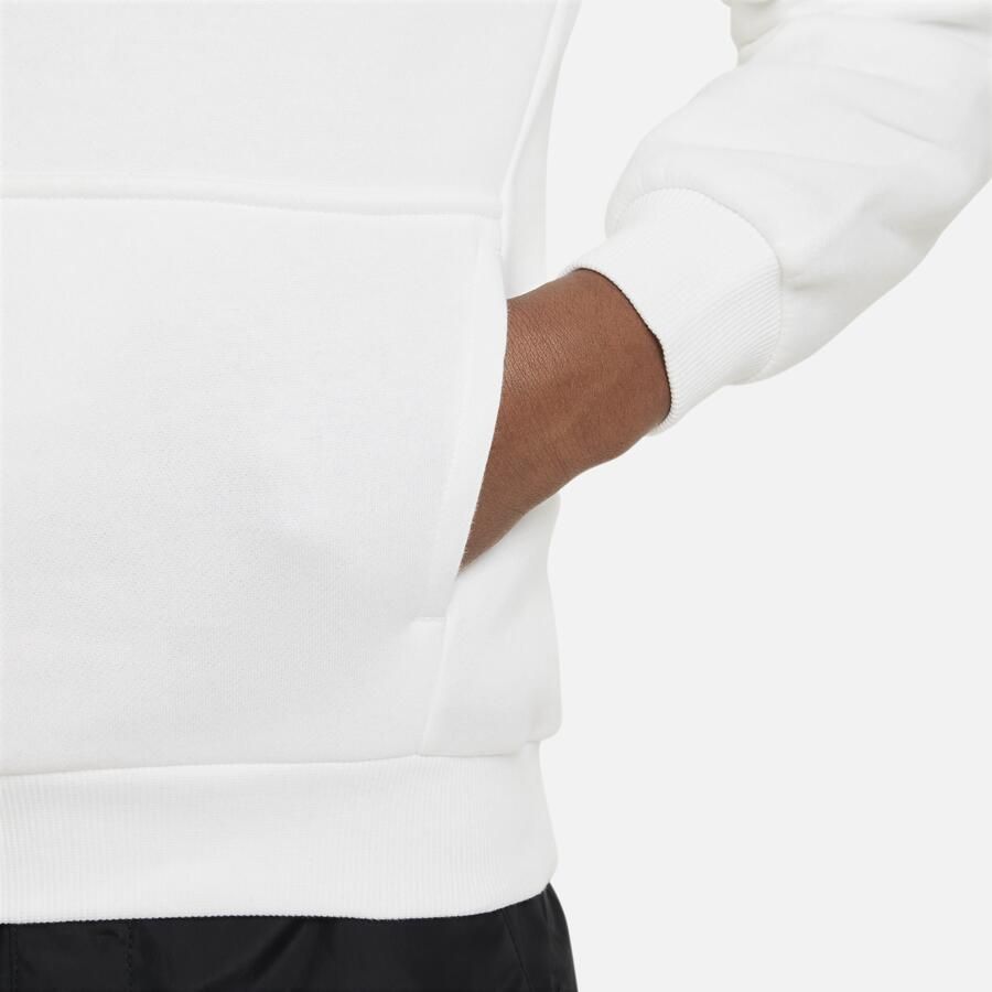 Nike Club Fleece Hoodie voor kids Wit - Foto 2