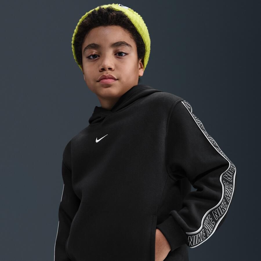 Nike Club Fleece Hoodie voor kids Zwart - Foto 2