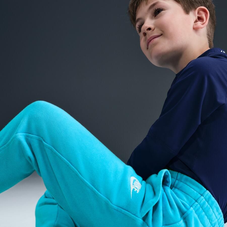 Nike Club Fleece joggingbroek van sweatstof voor kids Blauw - Foto 3