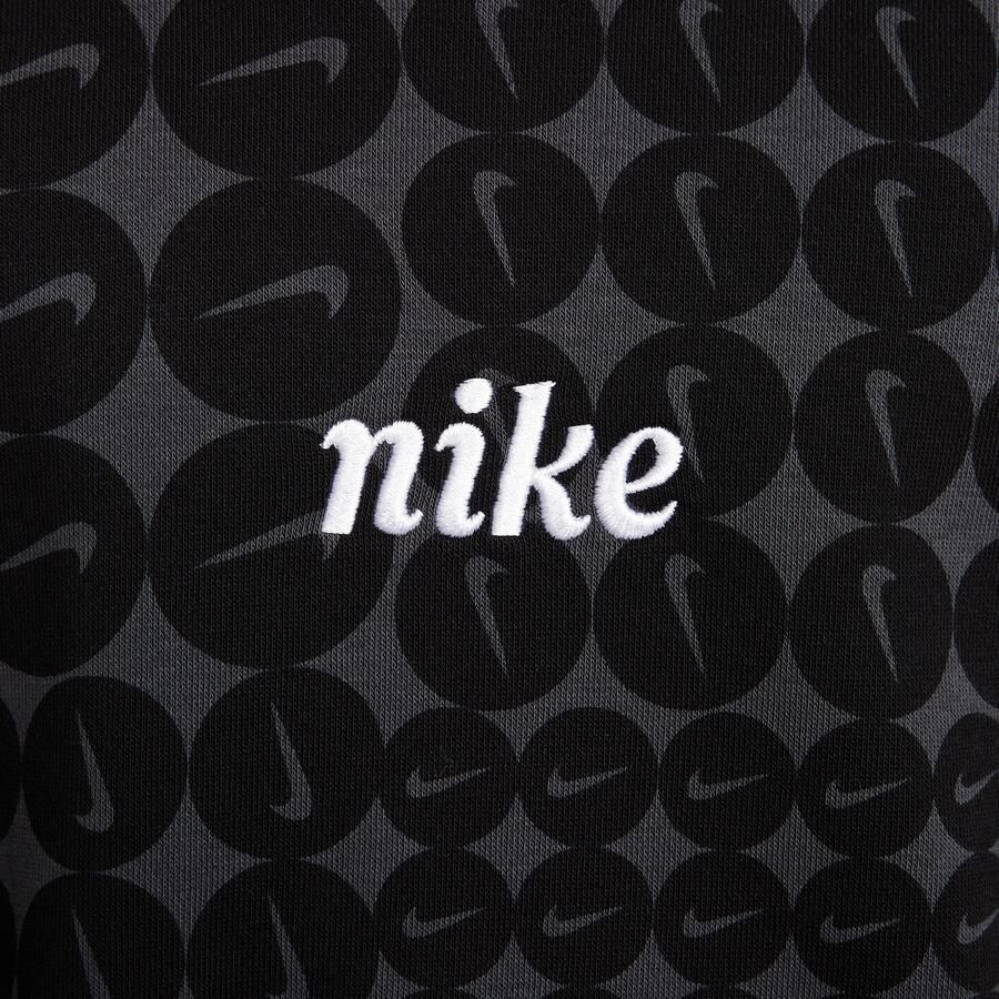 Nike Sportswear Club Fleece oversized sweatshirt met ronde hals voor meisjes Zwart - Foto 2