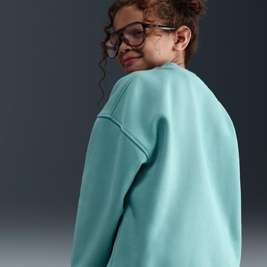 Nike Club Fleece oversized sweatshirt voor kids Groen