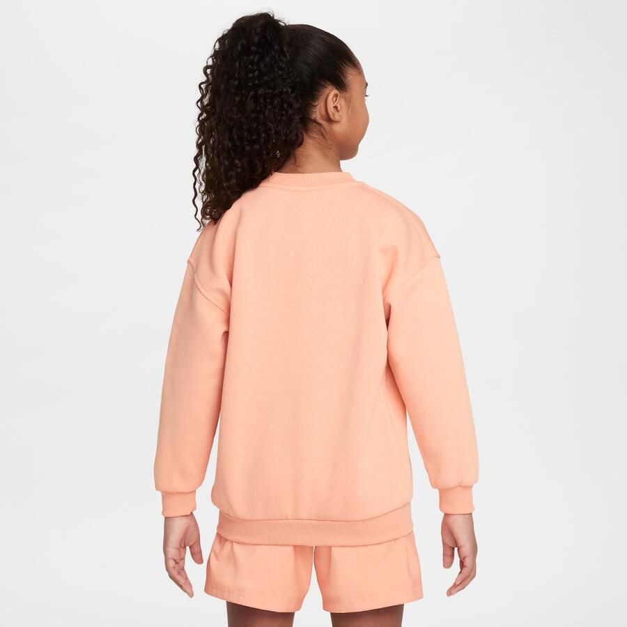 Nike Sportswear Club Fleece oversized sweatshirt voor kids Oranje