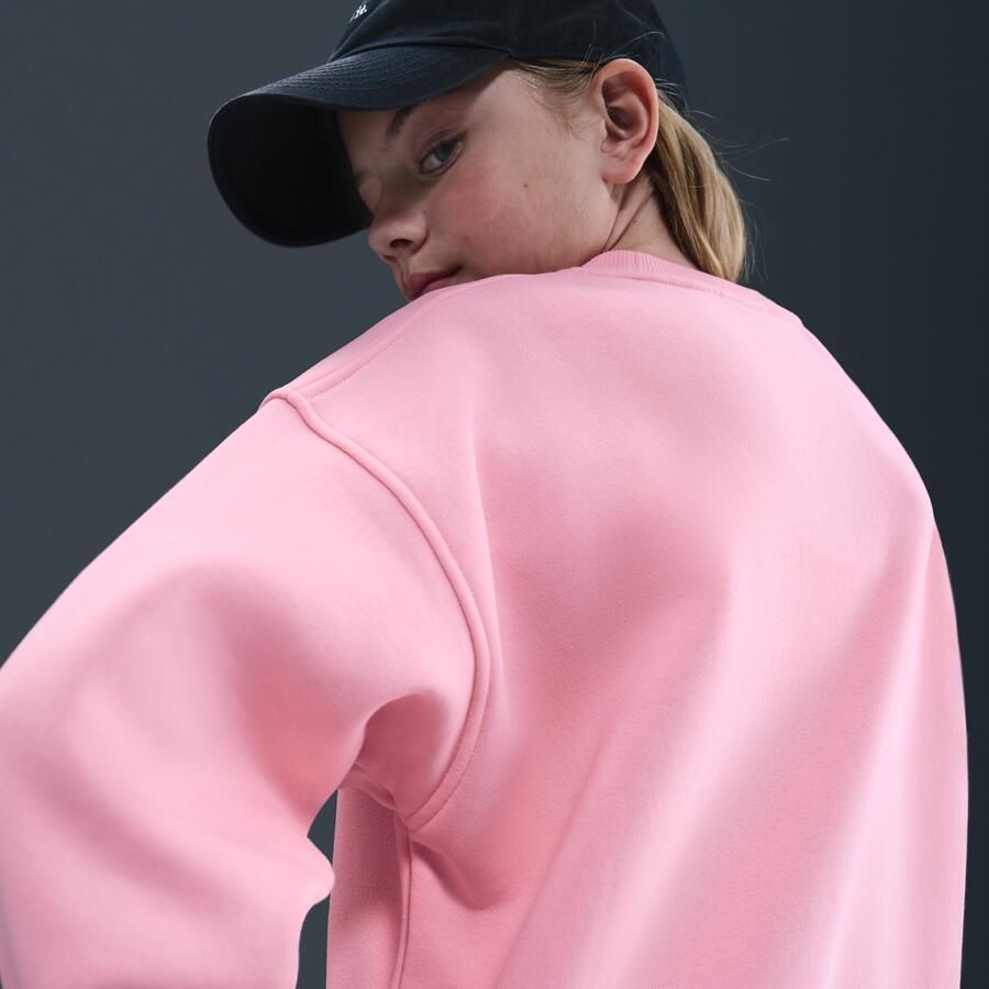 Nike Sportswear Club Fleece oversized sweatshirt voor kids Roze