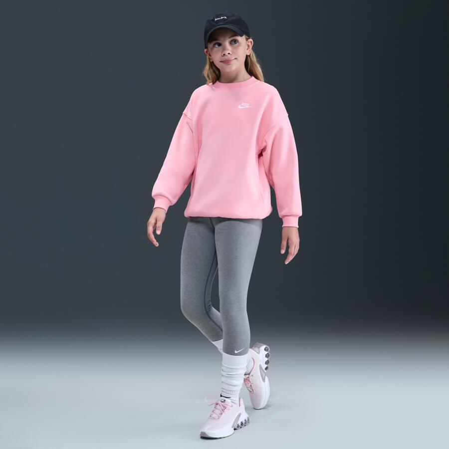 Nike Sportswear Club Fleece oversized sweatshirt voor kids Roze - Foto 3
