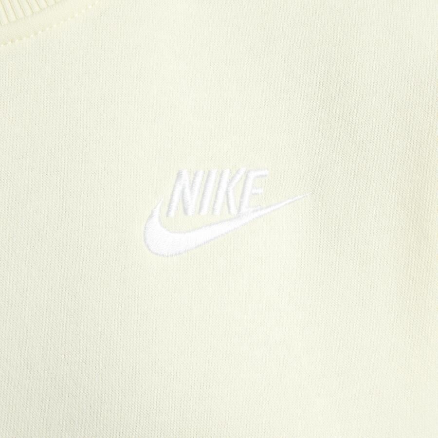 Nike Sportswear Club Fleece oversized sweatshirt voor kids Wit - Foto 3