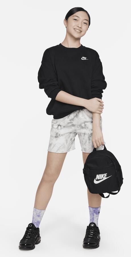 Nike Sportswear Club Fleece oversized sweatshirt voor kids Zwart - Foto 3