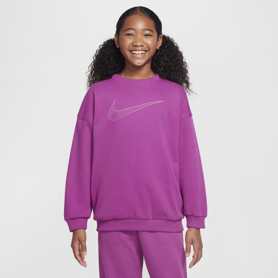Nike Sportswear Club Fleece oversized sweatshirt voor Paars - Foto 3