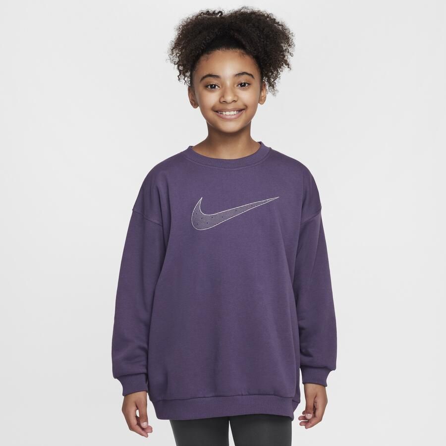 Nike Sportswear Club Fleece oversized sweatshirt voor Paars - Foto 3