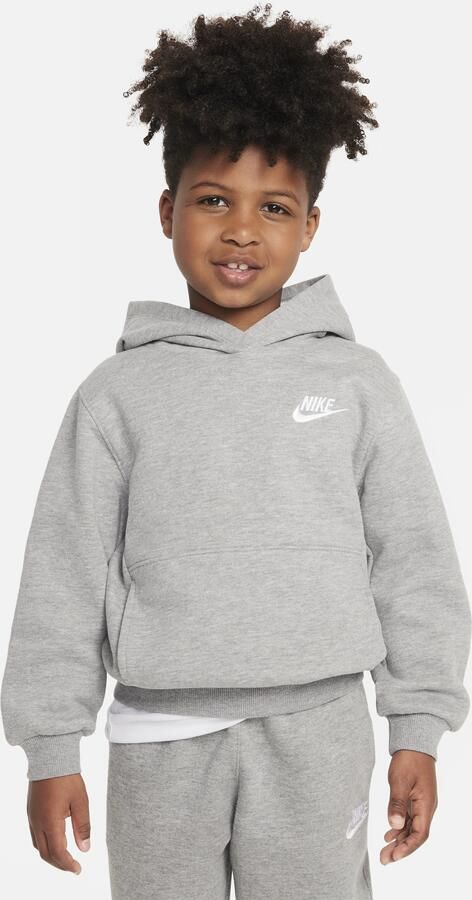 Nike Sportswear Club Fleece Pullover hoodie voor kleuters Grijs - Foto 3
