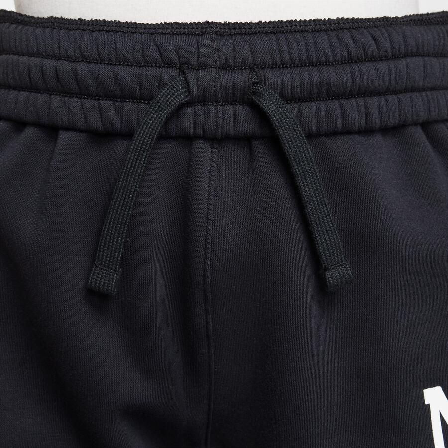 Nike Club Fleece ruimvallende broek voor meisjes Zwart