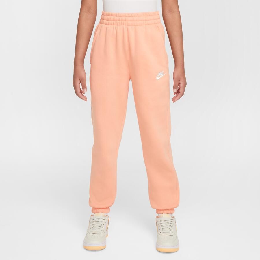 Nike Sportswear Club Fleece ruimvallende kinderbroek Oranje - Foto 4