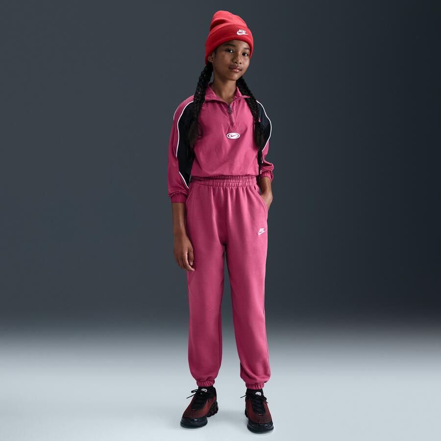 Nike Club Fleece ruimvallende kinderbroek Paars - Foto 4