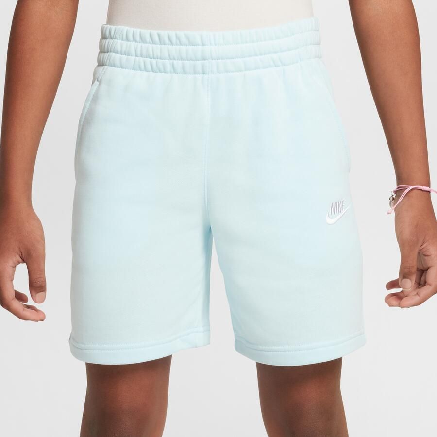 Nike Club Fleece shorts van sweatstof voor kids Blauw - Foto 2