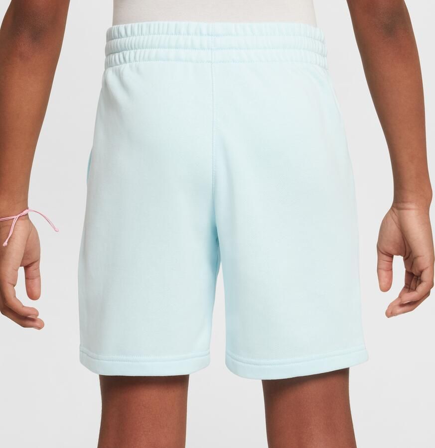 Nike Club Fleece shorts van sweatstof voor kids Blauw - Foto 3
