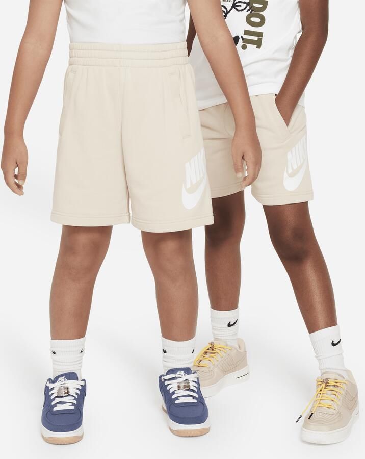 Nike Club Fleece shorts van sweatstof voor kids Bruin - Foto 4