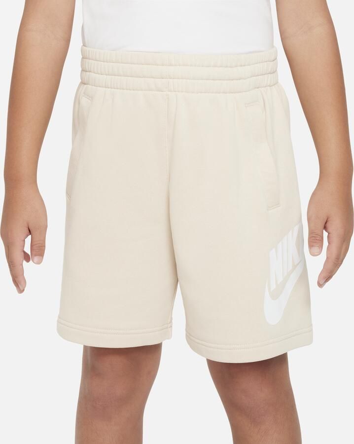 Nike Club Fleece shorts van sweatstof voor kids Bruin - Foto 2