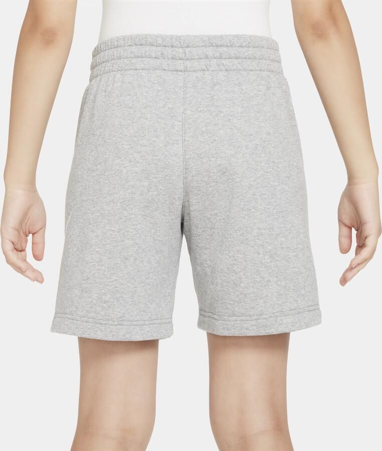 Nike Sportswear Club Fleece shorts van sweatstof voor kids Grijs
