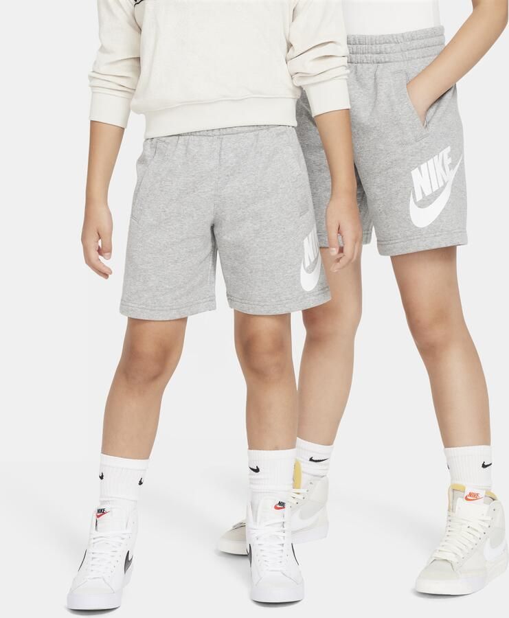 Nike Sportswear Club Fleece shorts van sweatstof voor kids Grijs - Foto 2