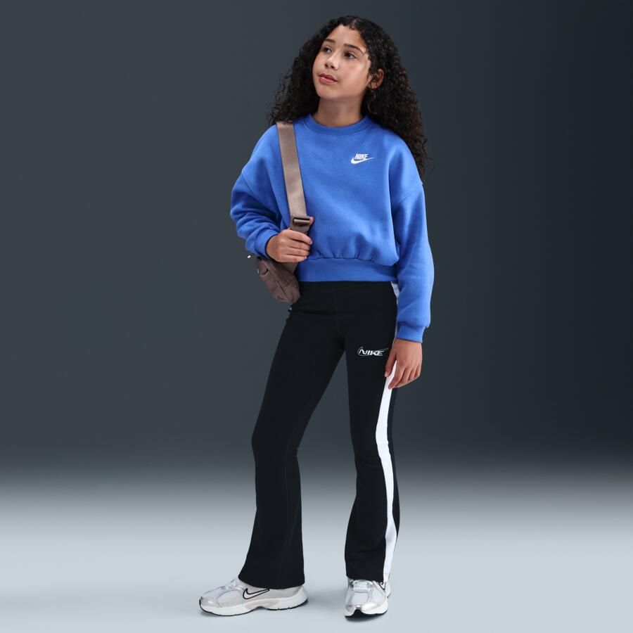 Nike Sportswear Club Fleece sweatshirt met ronde hals en recht design voor Blauw - Foto 3