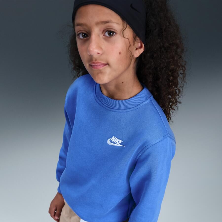 Nike Sportswear Club Fleece sweatshirt voor kids Blauw