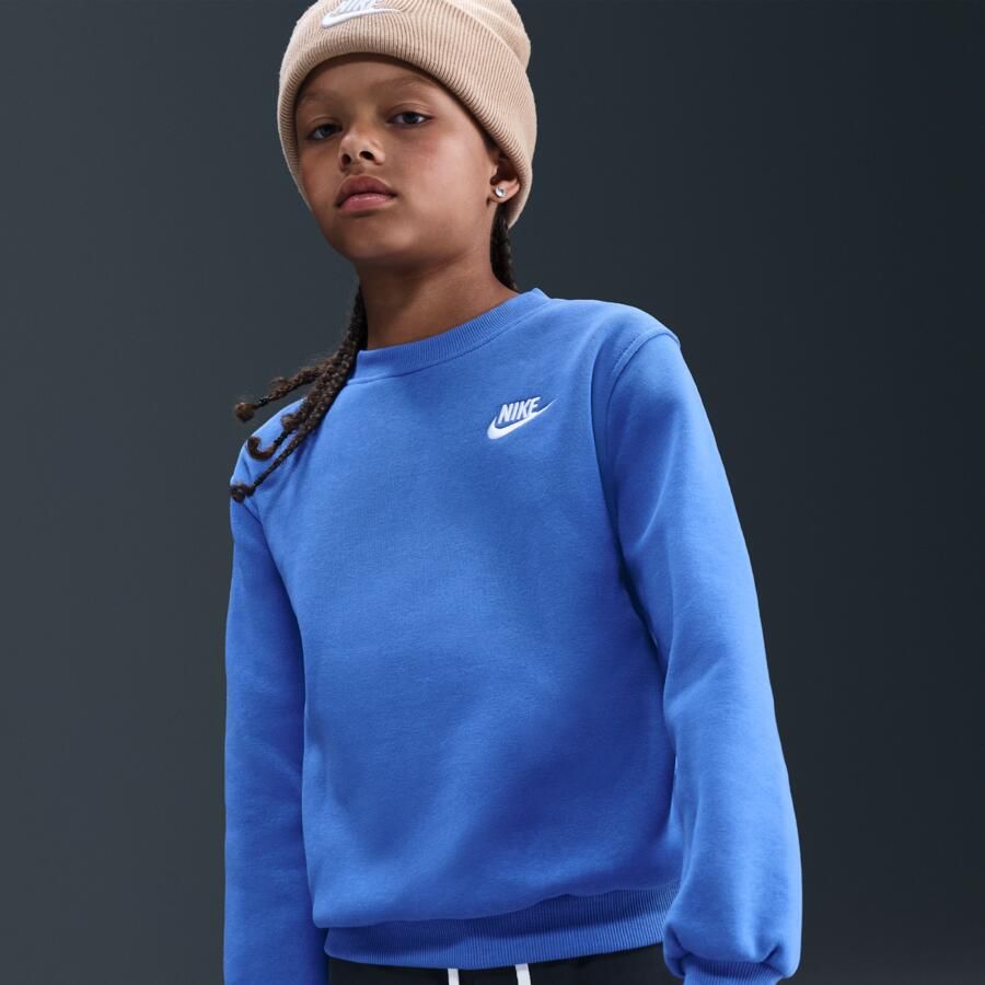 Nike Sportswear Club Fleece sweatshirt voor kids Blauw - Foto 2