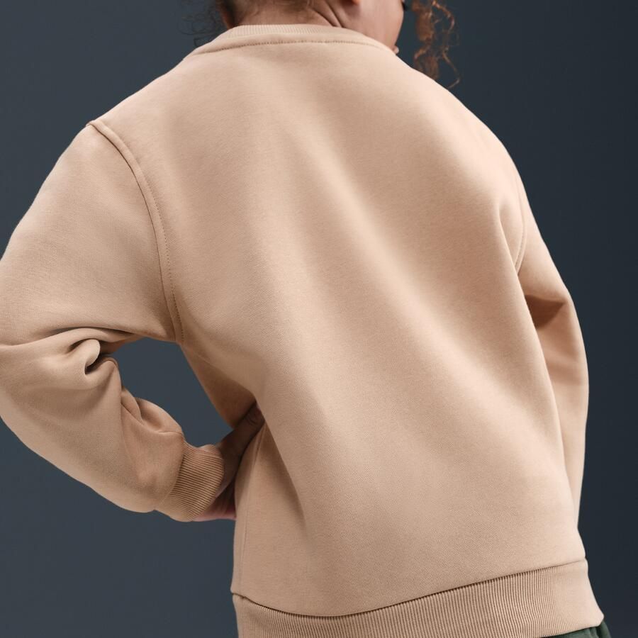 Nike Sportswear Club Fleece sweatshirt voor kids Bruin