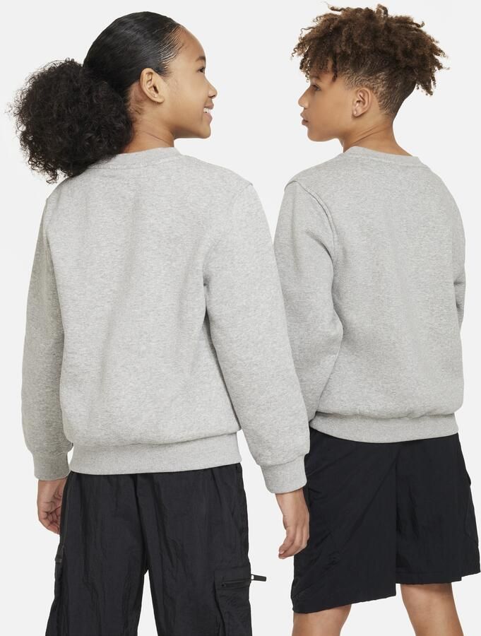 Nike Club Fleece sweatshirt voor kids Grijs - Foto 4
