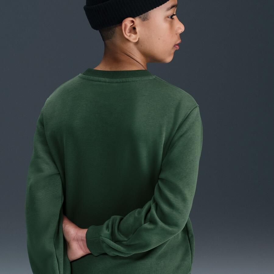 Nike Sportswear Club Fleece sweatshirt voor kids Groen