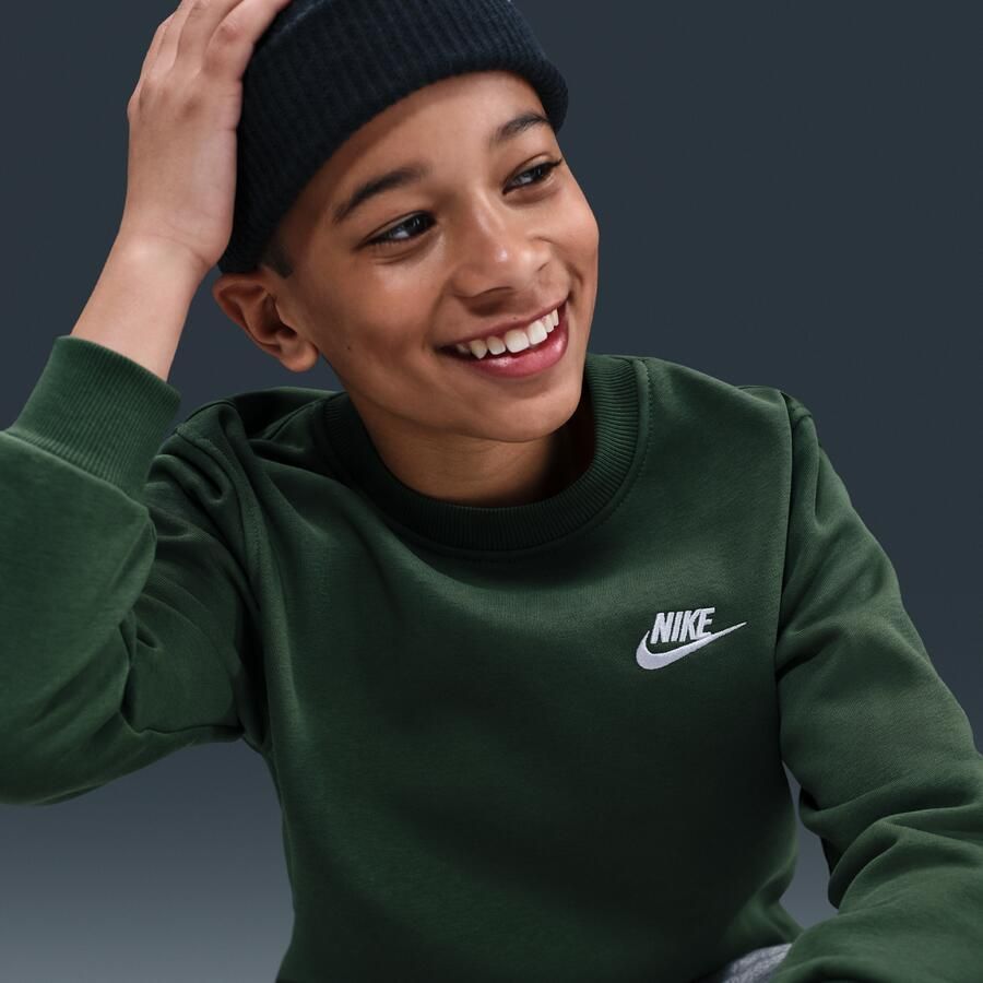 Nike Sportswear Club Fleece sweatshirt voor kids Groen - Foto 2