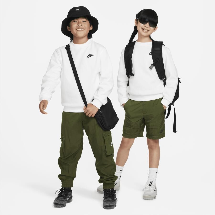 Nike Club Fleece sweatshirt voor kids Wit - Foto 2
