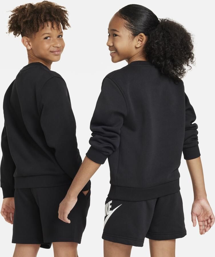 Nike Sportswear Club Fleece sweatshirt voor kids Zwart - Foto 4