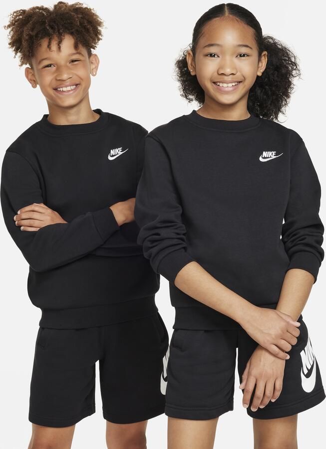 Nike Sportswear Club Fleece sweatshirt voor kids Zwart - Foto 2
