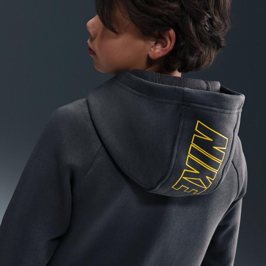 Nike Sportswear Club Fleece trainingspak met capuchon voor kids Grijs - Foto 2