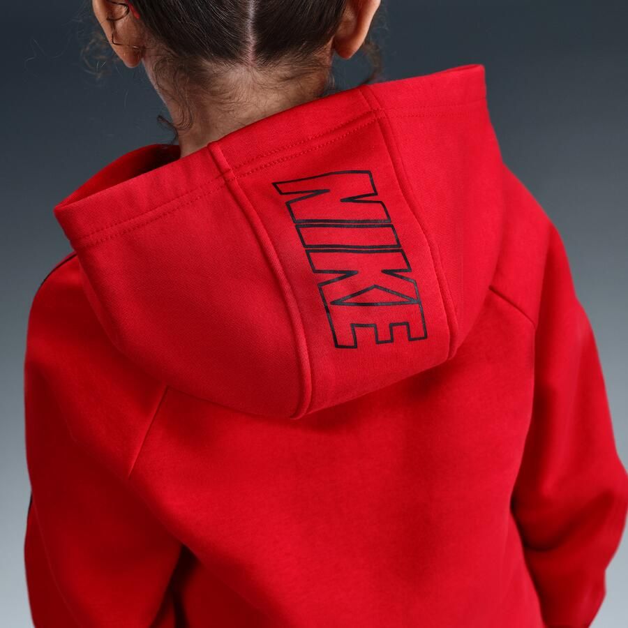 Nike Club Fleece trainingspak met capuchon voor kids Rood - Foto 2