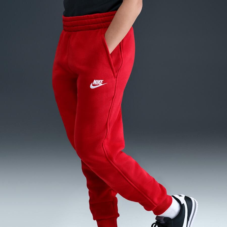 Nike Club Fleece trainingspak met capuchon voor kids Rood - Foto 3