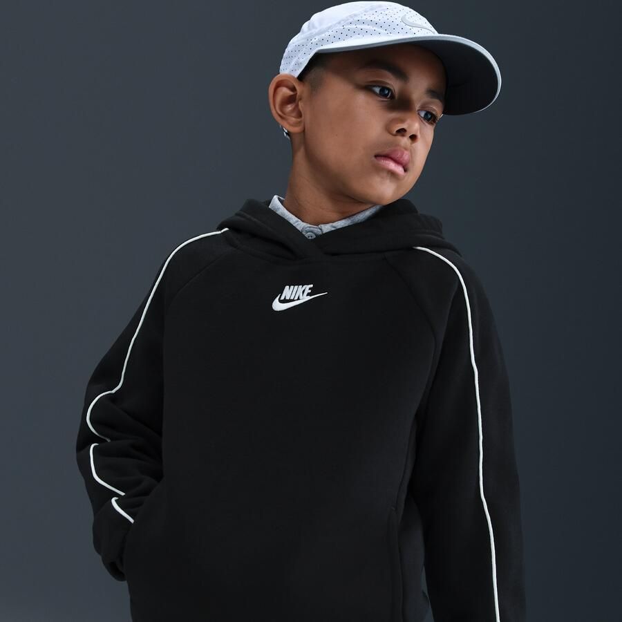 Nike Sportswear Club Fleece trainingspak met capuchon voor kids Zwart