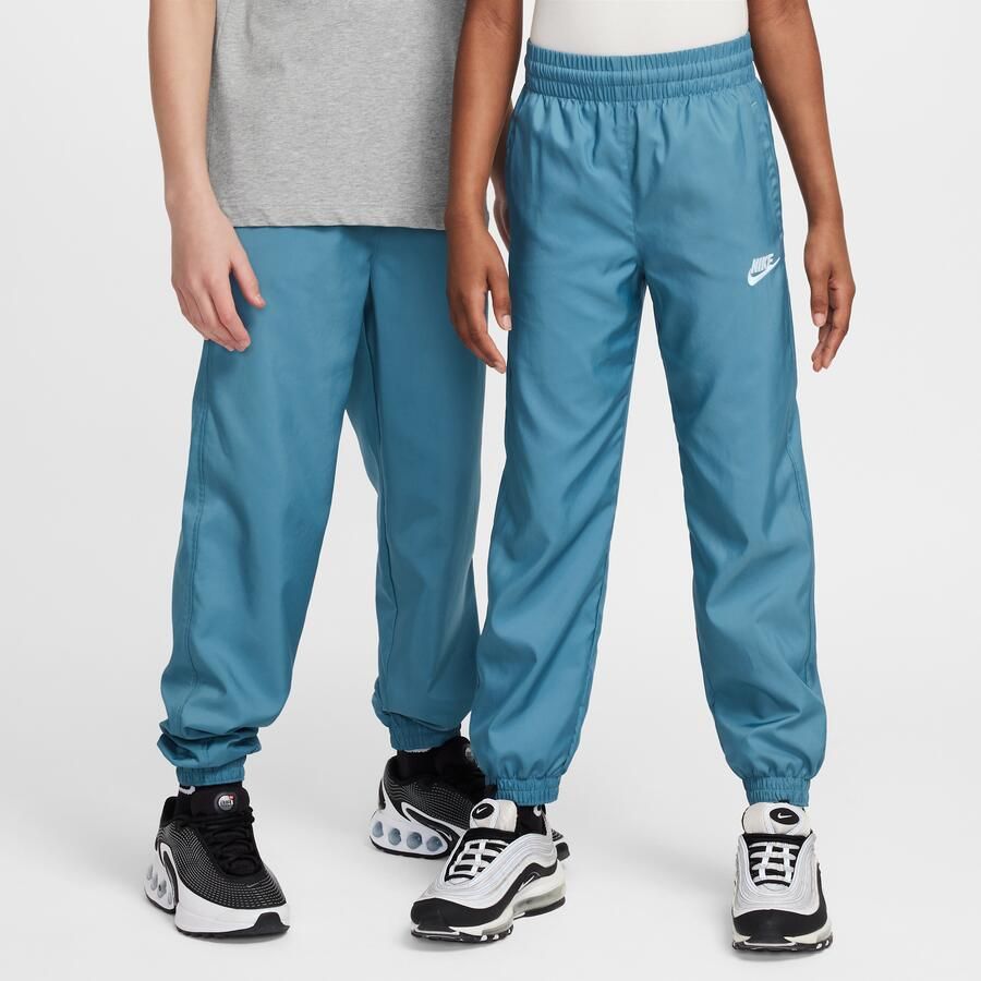 Nike Club geweven joggingbroek voor kids Blauw - Foto 4