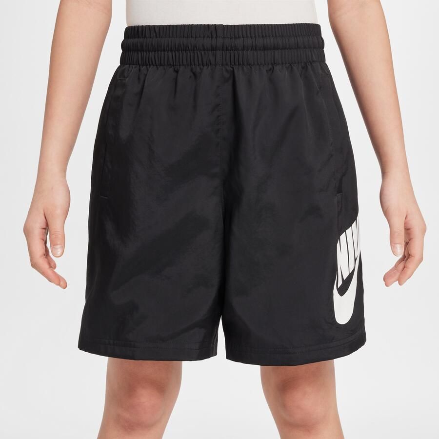 Nike Club geweven kindershorts (15 cm) Zwart - Foto 2
