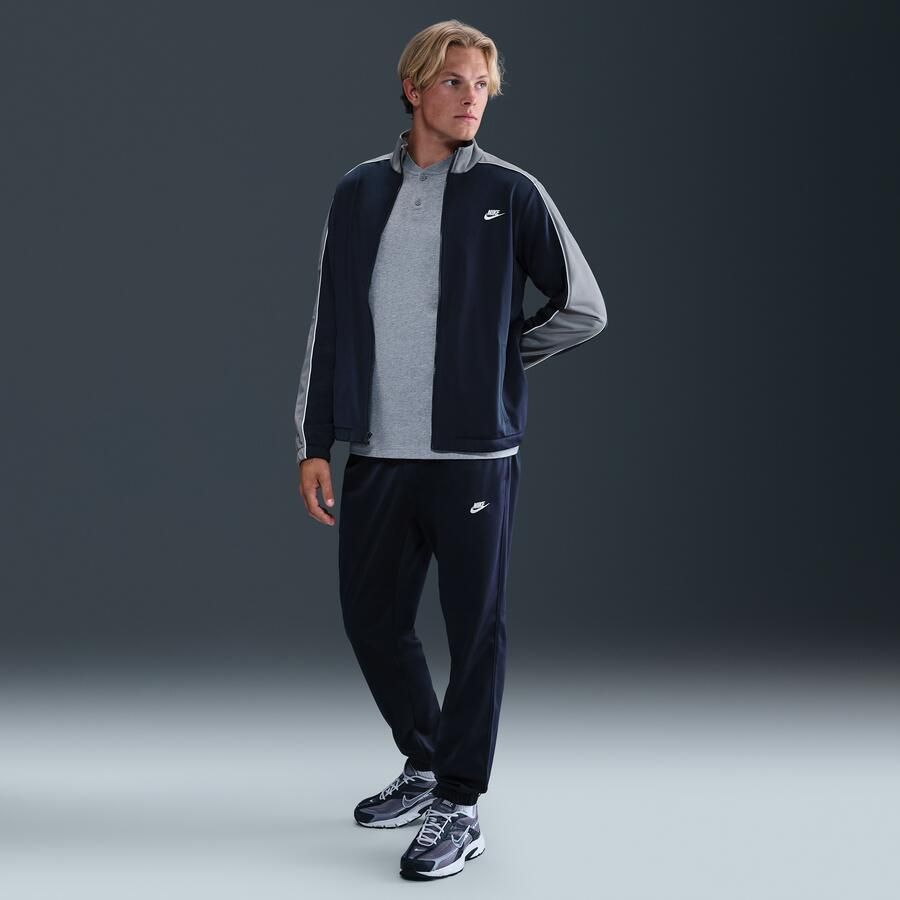 Nike Club poly-knit trainingspak voor heren Blauw - Foto 4