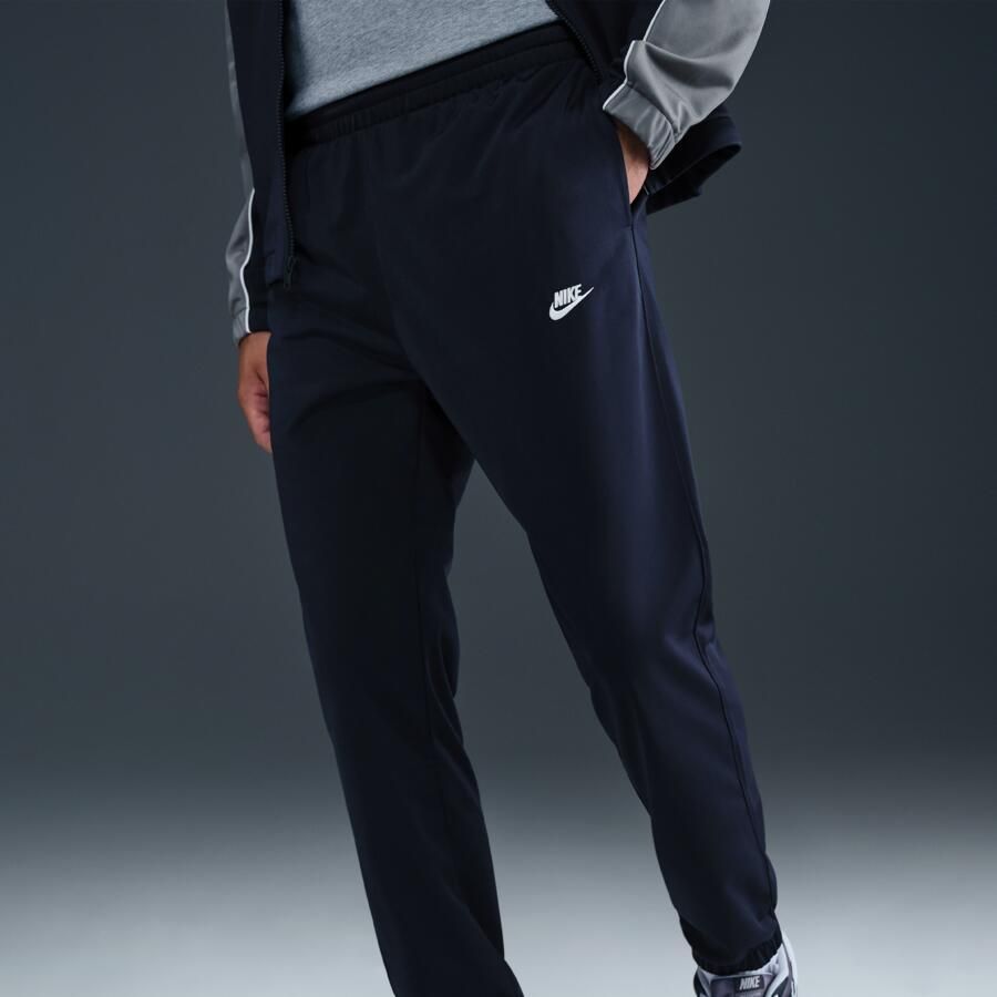 Nike Club poly-knit trainingspak voor heren Blauw - Foto 3