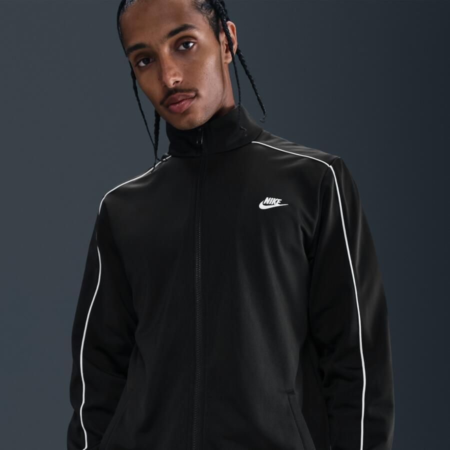 Nike Sportswear Club poly-knit trainingspak voor heren Zwart