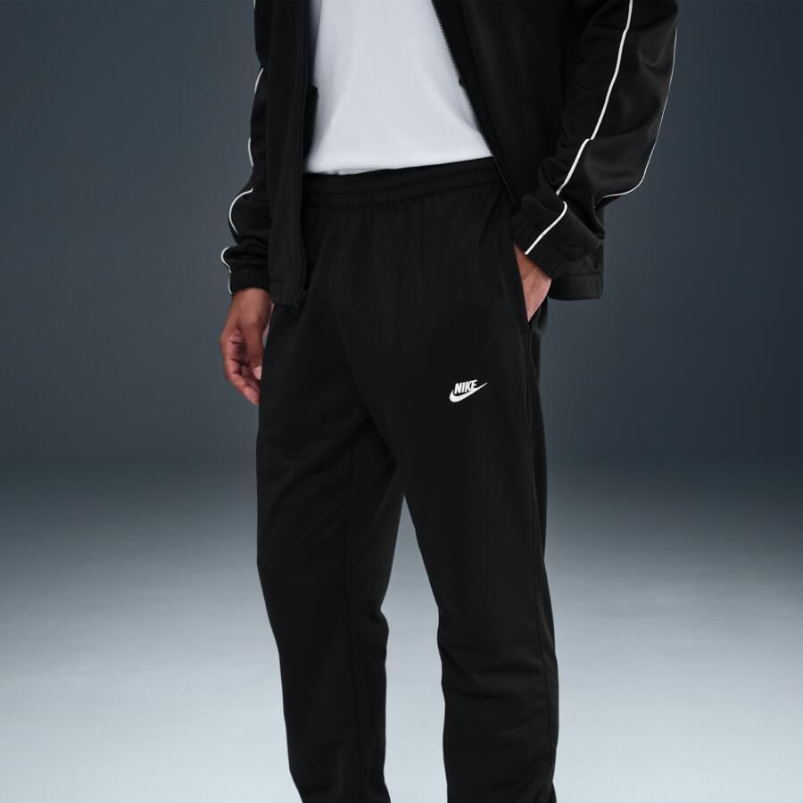 Nike Sportswear Club poly-knit trainingspak voor heren Zwart - Foto 3