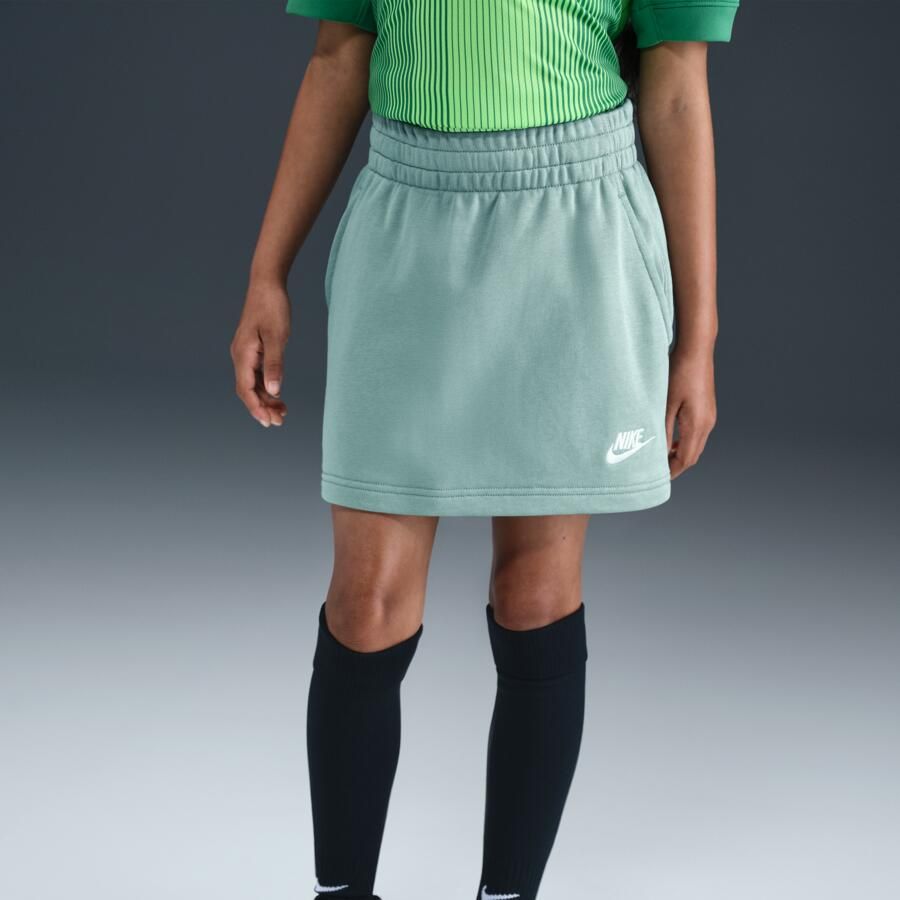Nike Club rok van sweatstof Groen