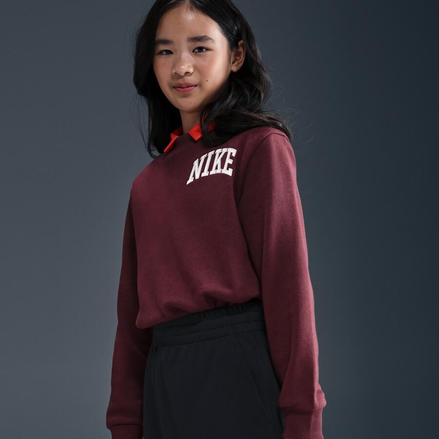 Nike Club rok van sweatstof Zwart