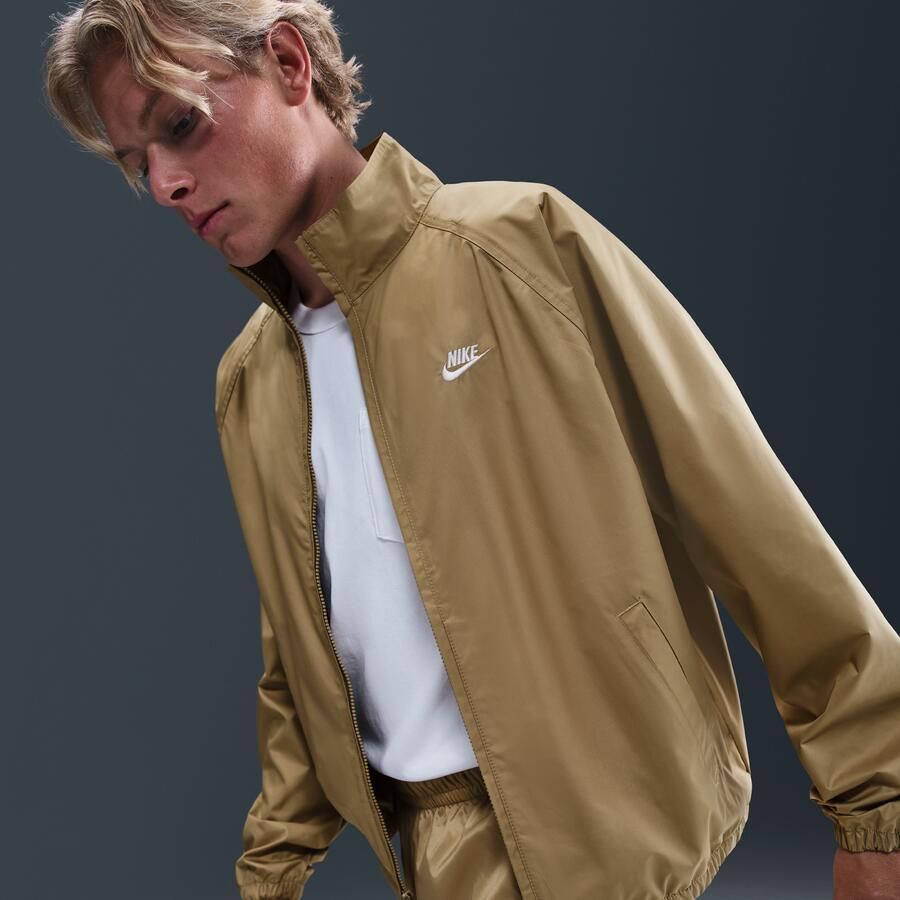 Nike Club Roscoe herenjack met rits over de hele lengte Bruin - Foto 3