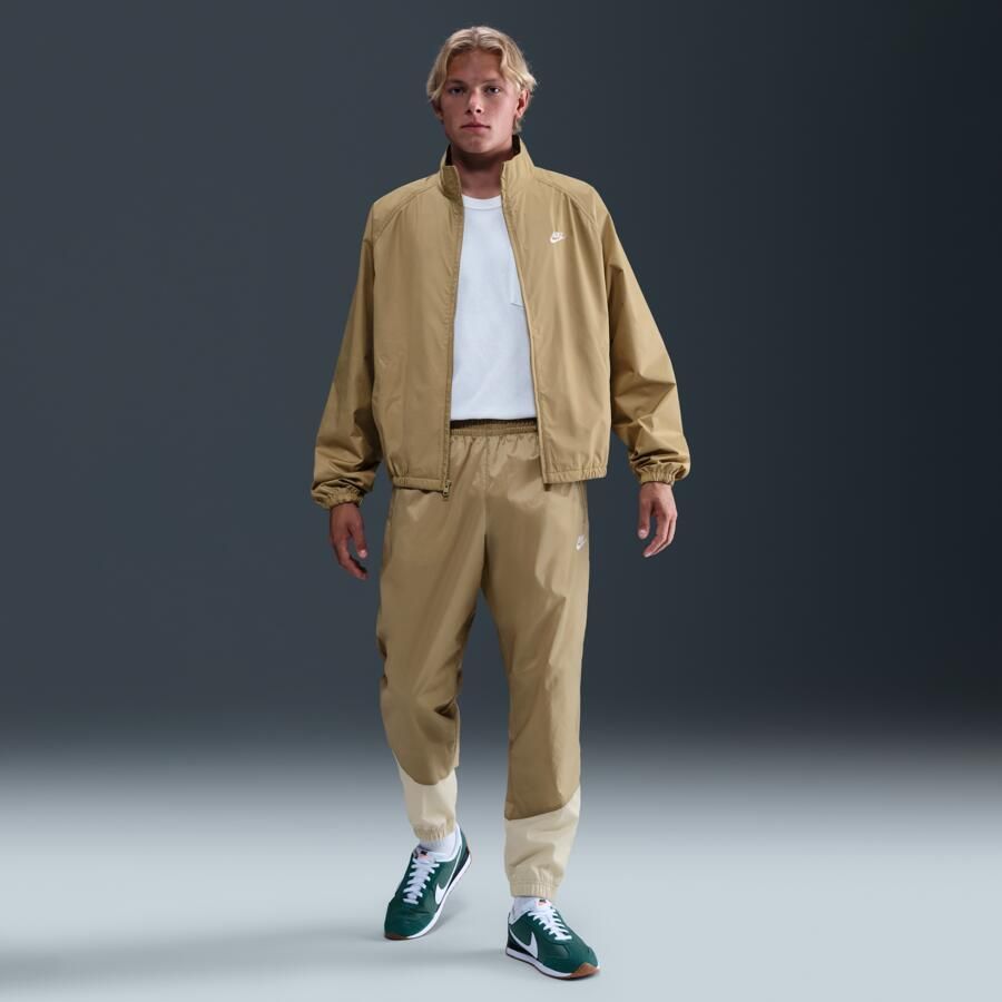 Nike Club Roscoe herenjack met rits over de hele lengte Bruin - Foto 4