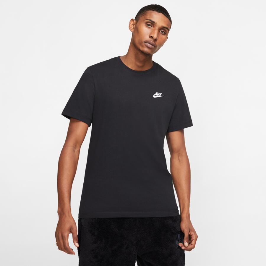 Nike Sportswear Club T-shirt T-shirts Kleding black black white maat: XXL beschikbare maaten:S M L XL XXL - Foto 4